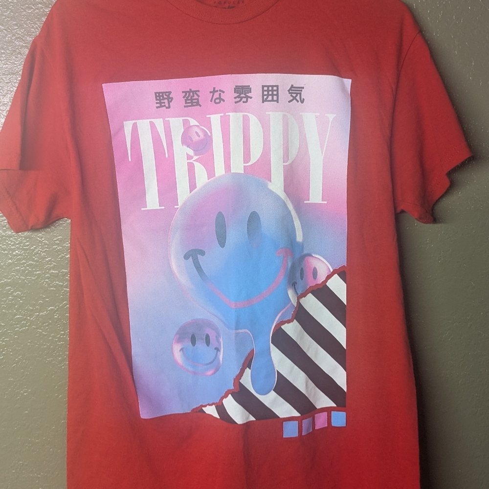 Trippy Red Graphic T-Shirt